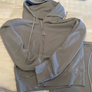 Nili Lotan French terry hoodie/ pants set. Size S